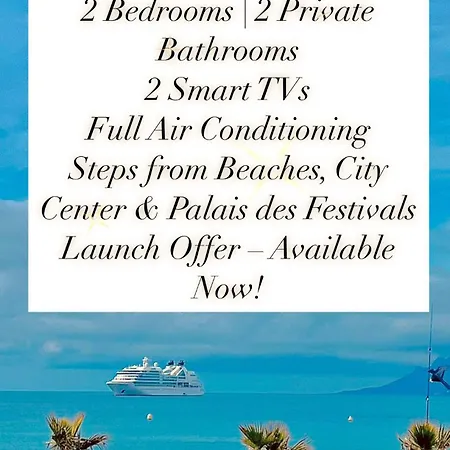 - T3 Neuf - 2 - 2 Salles D'eau, Clim, Plages Et Centre A Pied Apartment *